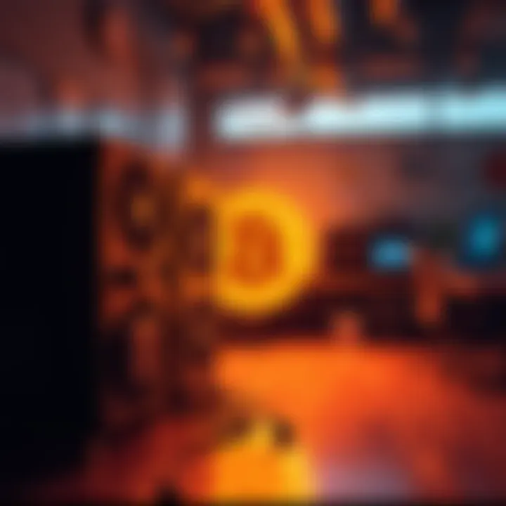 A Bitcoin miner is running in an office, emitting warmth while mining cryptocurrency.