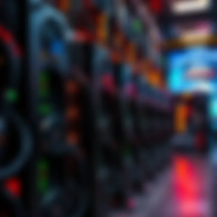 Bitcoin mining loss A representation of Bitcoin miners facing financial losses with mining rigs and falling prices.