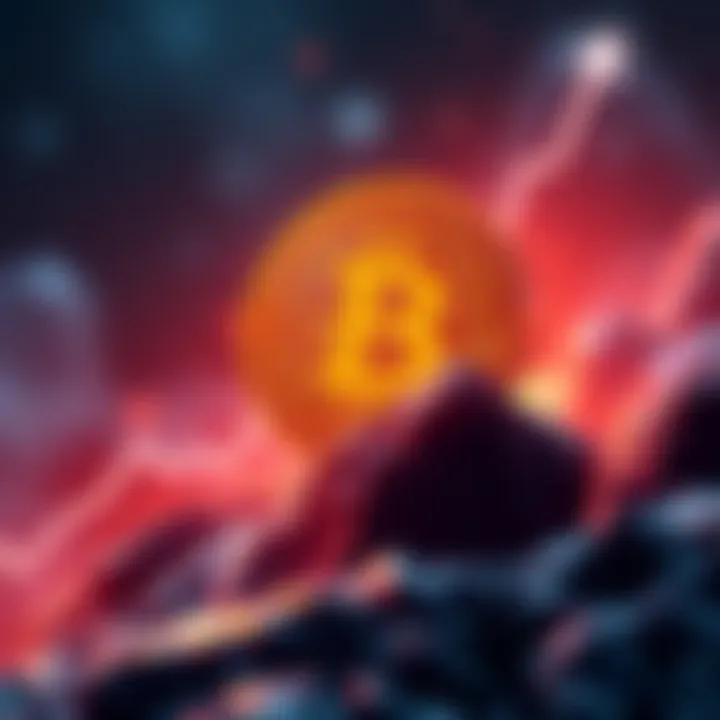 A graphic showing Bitcoin symbol rising toward a 90K target, depicting excitement among investors.