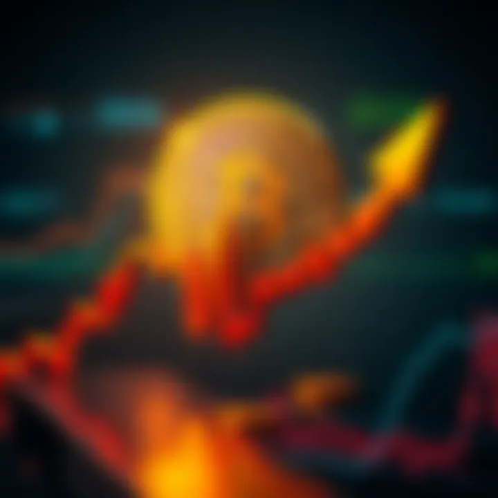 Bitcoin in November A graph showing Bitcoin's price decline in November with an arrow pointing upwards, symbolizing future growth in 2026