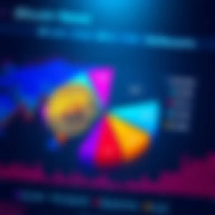 A graphic showing a pie chart with Bitcoin and other asset class percentages in different colors, illustrating investment diversification.