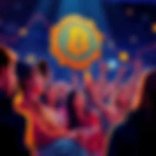 Participants predicting Bitcoin's January high with excitement and anticipation, featuring the 300 USDT prize.