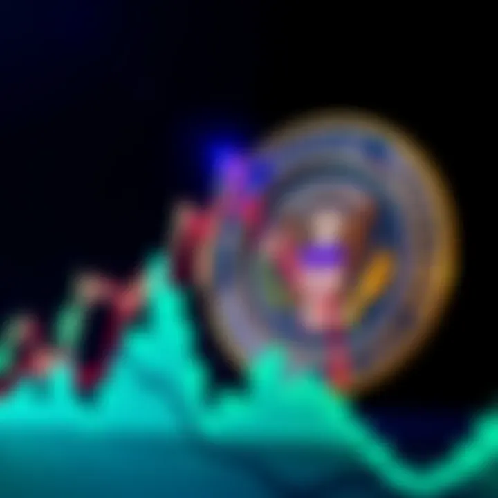 A Bitcoin price chart alongside the Presidential seal, signaling economic impact of policies.