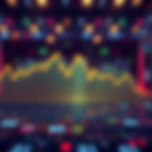 A line graph showing Bitcoin's price fluctuations over time, with a downward trend in recent months.