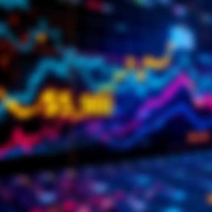 A line graph showing Bitcoin's price at $59,000 with an upward trend