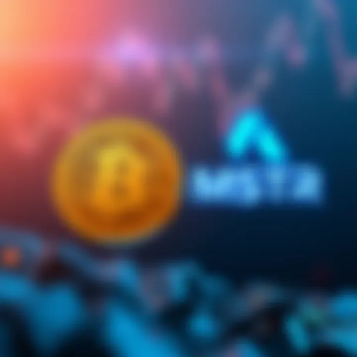 Bitcoin price dip with MSTR logo A graphic showing a Bitcoin symbol dropping down alongside the MSTR logo, representing the recent price dip and market concerns.