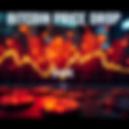 A graphic showing a downward trend in Bitcoin's value, with a $40K mark highlighted, indicating a buying opportunity for investors.