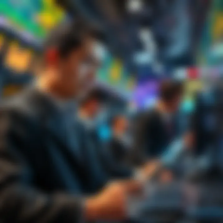 Bitcoin price drop Traders expressing concern over Bitcoin falling to $45,000 with downward trend graphics