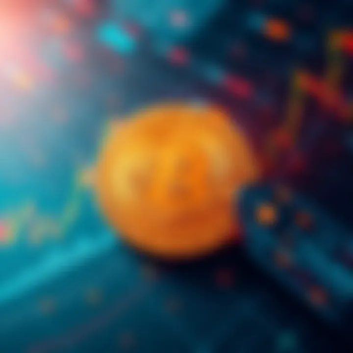 A graph showing Bitcoin's price falling to $68,000 with liquidations highlighted