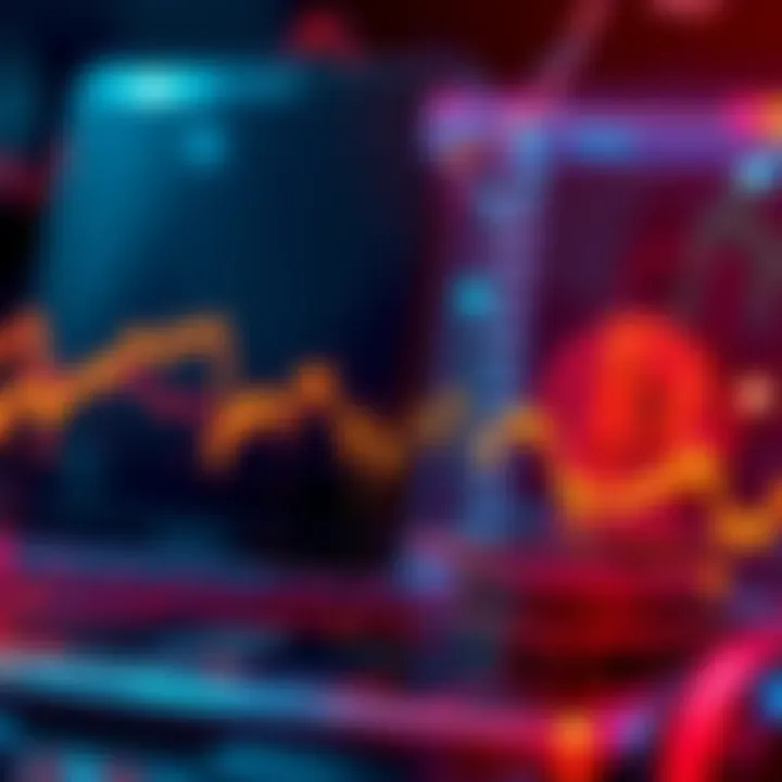 A digital representation of Bitcoin dropping sharply in value, with a graph showing a downward trend and a Bitcoin symbol fading