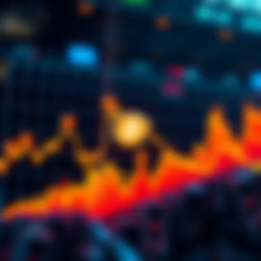 A chart showing Bitcoin's significant price drop this November, with a downward trend line and red markers indicating losses.