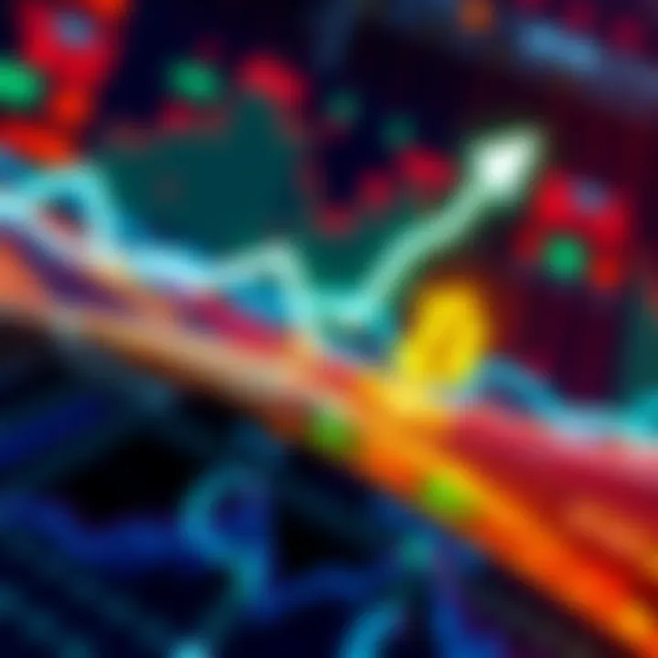 Bitcoin Price Increase A visual representation of Bitcoin price rising with an upward trend line, symbolizing trader reactions