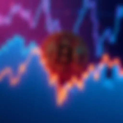A graph showing Bitcoin’s price fluctuations this week with upward and downward trends.