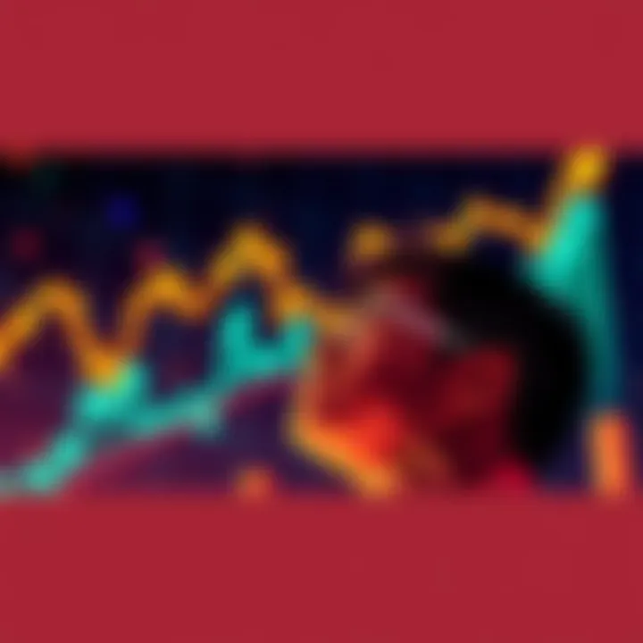 A person looking at a rising Bitcoin chart with excitement, symbolizing confidence in cryptocurrency investments.