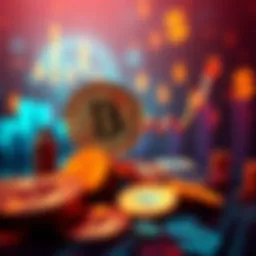A rising Bitcoin graph with dollar signs in the background, symbolizing potential price increase to $200K.