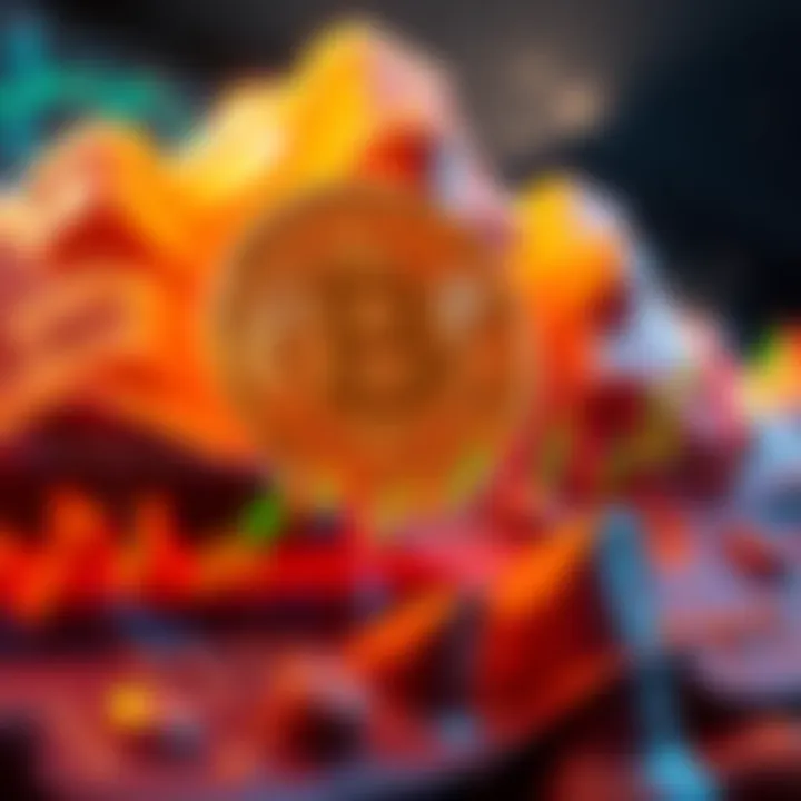 Graph showing Bitcoin price rising to $71,000 with bullish market indicators