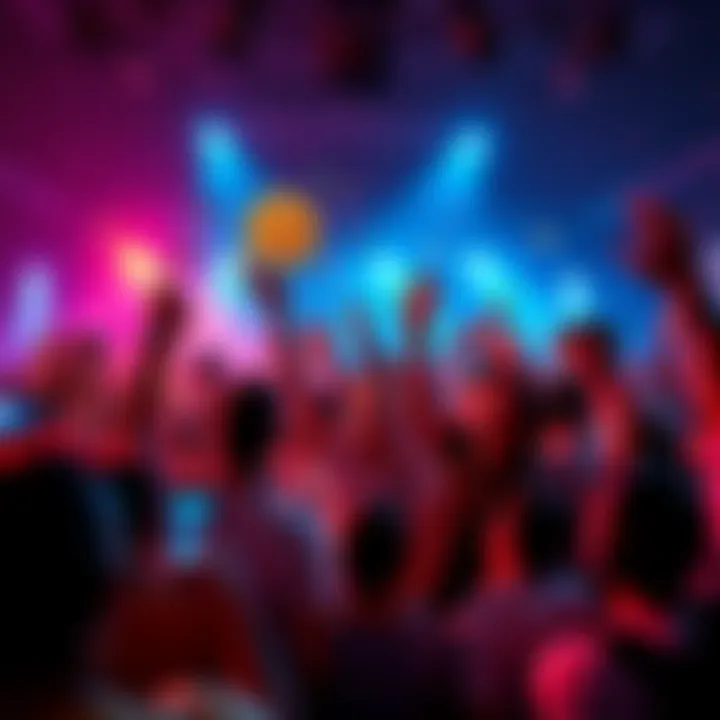 Bitcoin Price Surge Celebration Crypto enthusiasts celebrate as Bitcoin price rises past $87,000, showing excitement and joy in the community.