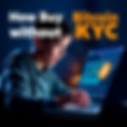 A teenage boy using a laptop to buy Bitcoin without KYC, looking focused and excited about investing in cryptocurrency, with an astrophotography star tracker image on the screen.