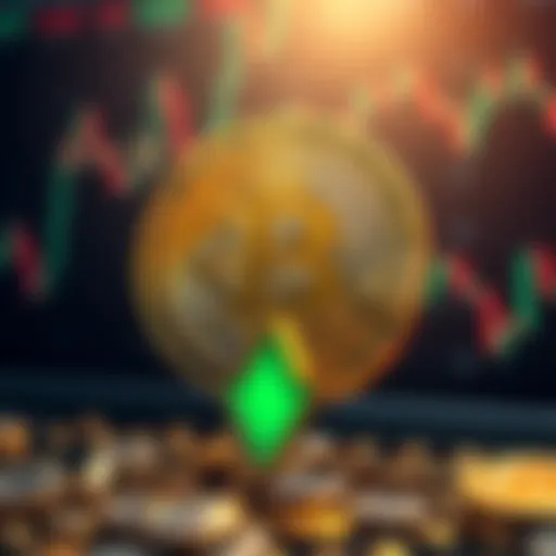 Graphic showing a Bitcoin symbol with a downward arrow representing the recent $216 million sale, against a backdrop of financial charts.