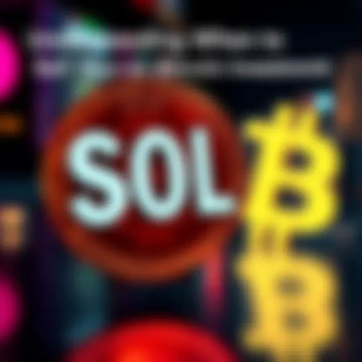 A graphic showing a sold sign with Bitcoin symbol in the background, representing the decision to sell Bitcoin investments.