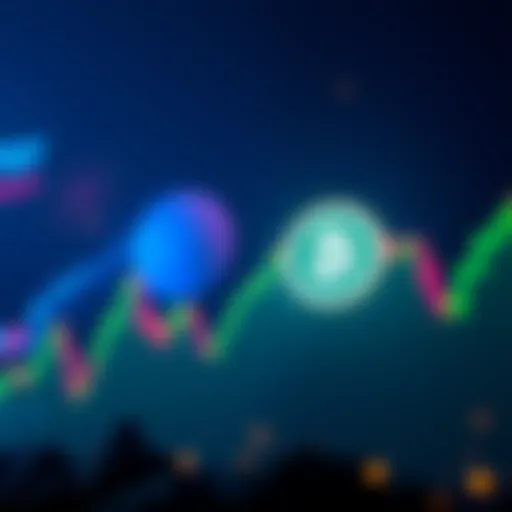 A graphic showing a declining Bitcoin chart with the Strategy logo highlighted, symbolizing financial challenges.