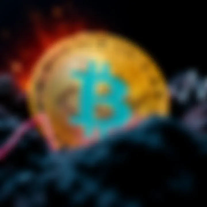 Bitcoin and $STRC Shift A visual representation of Bitcoin and the $STRC logo symbolizing a change in crypto investment strategies