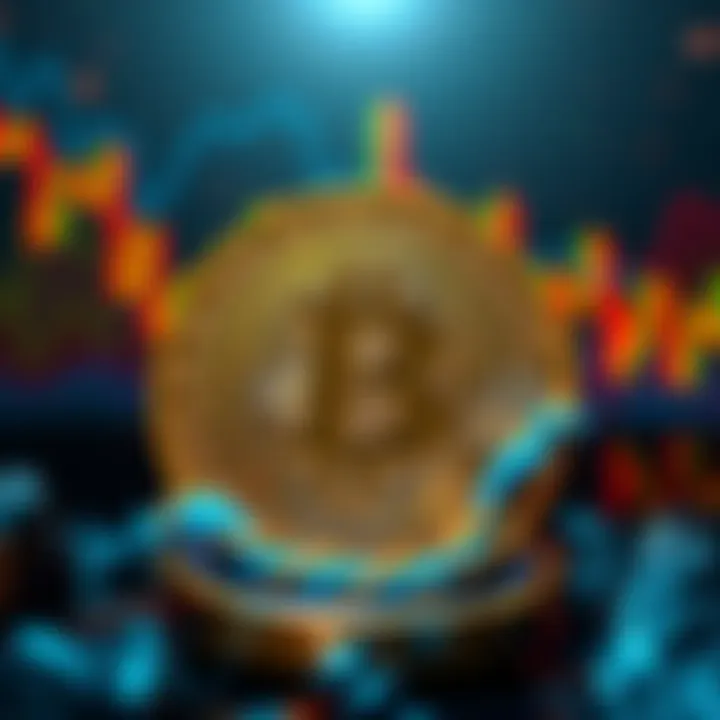 Bitcoin rising with a bear trap A visual representation of Bitcoin's price chart with a bear trap symbol, indicating market volatility and the potential for trading decisions.