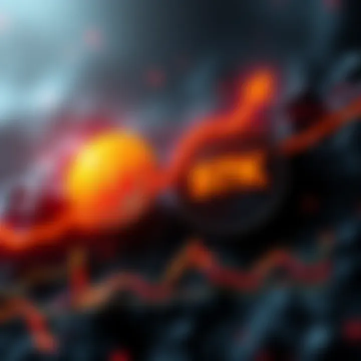 Bitcoin Surging Towards 97K A graphic showing Bitcoin's price chart with an upward trend, indicating a target of 97K