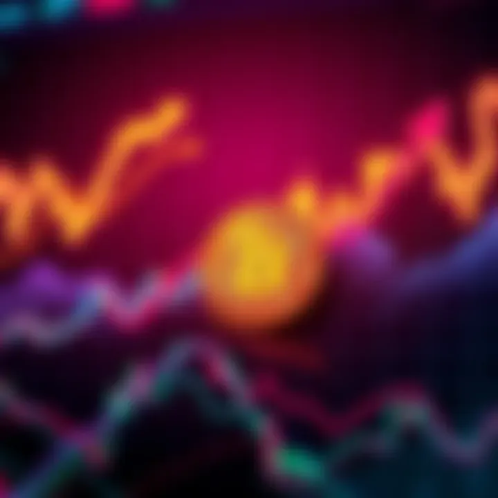 Bitcoin Trading Loss Graph showing steep decline in Bitcoin value with a red downward arrow, symbolizing market loss