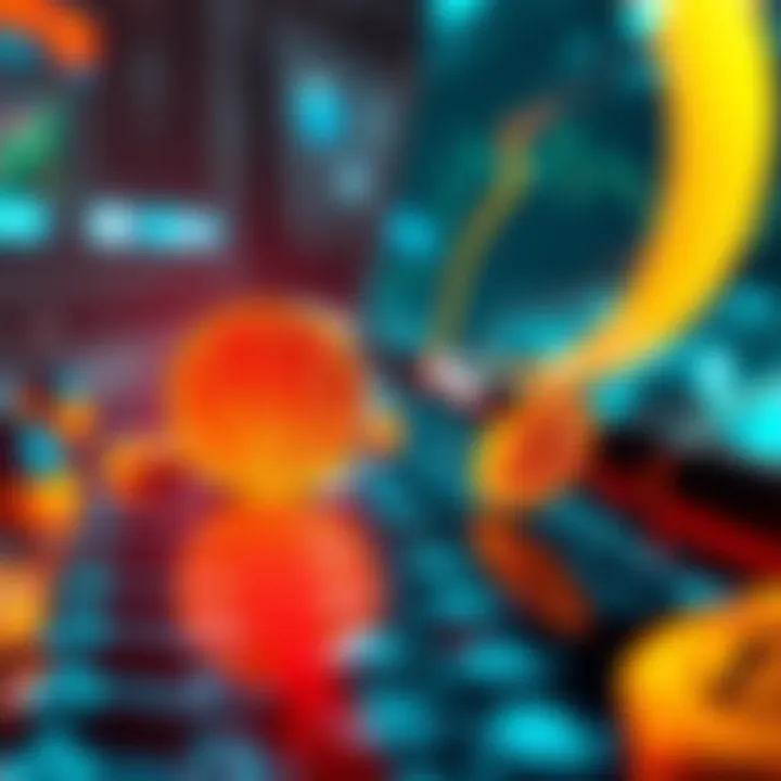 Illustration of Bitcoin transactions with a broken internet connection showing double spend risks.