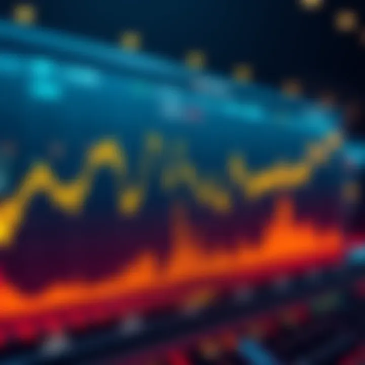 A line graph showing Bitcoin price fluctuations around the US market open, highlighting significant dips and rises before and after trading starts.