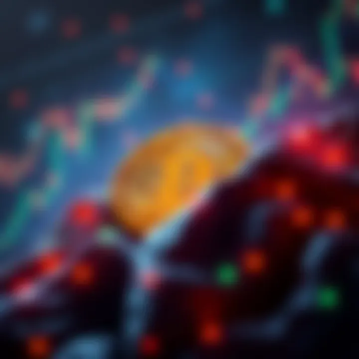 A graphic showing Bitcoin's rise to $90,000 with Binance's inflow decline illustrated with charts and symbols