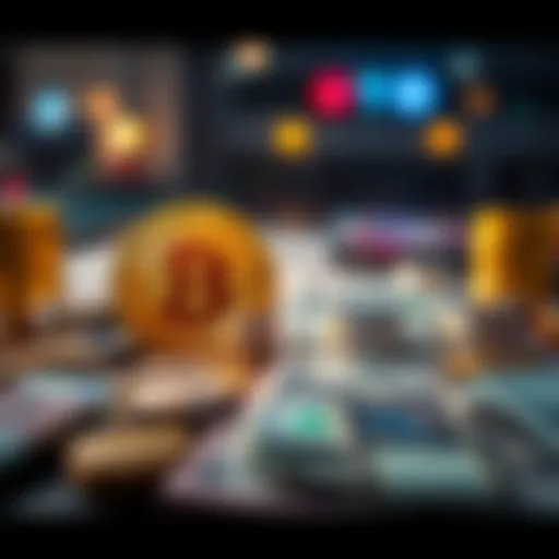 A visual comparison of Bitcoin and traditional fiat money, highlighting the differences in value and perception.