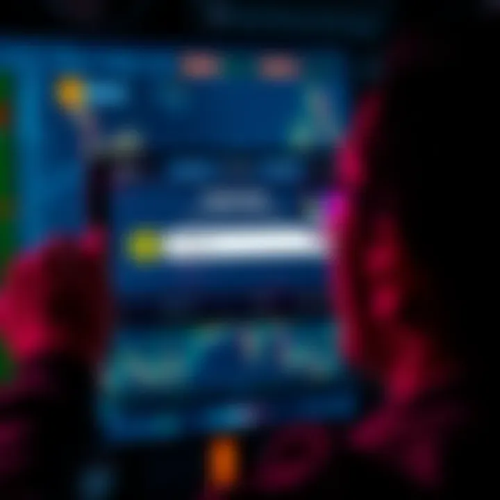 Individual examining Bitcoin wallet screen with private key input field