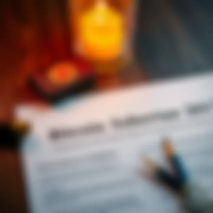 Bitcoin Wallet and Will Document A Bitcoin wallet with a will document on a wooden table, symbolizing inheritance planning for digital assets.