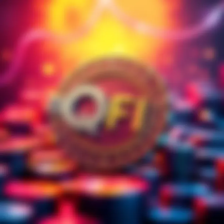 Visual representation of BitMart's token swap from QAI to QFI, showcasing the new token design and the swap process