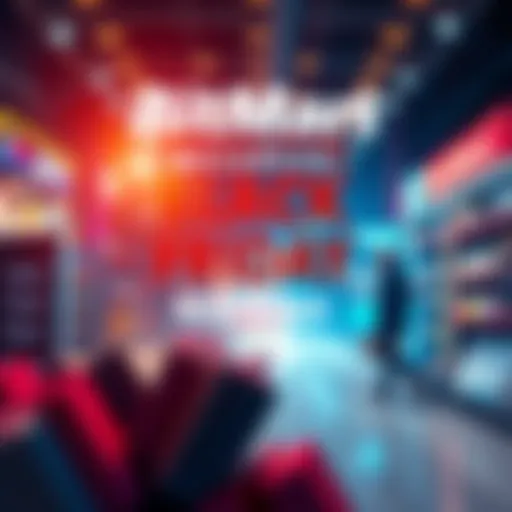 Promotional graphic for BitMart Black Friday with rewards and shopping elements