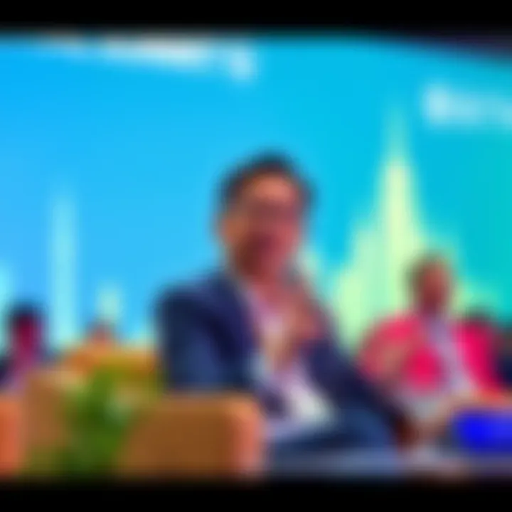 BitMart CEO at Capital Summit BitMart CEO Nenter Chow speaking at a panel during The Capital Summit, discussing cryptocurrency ownership and future trends.