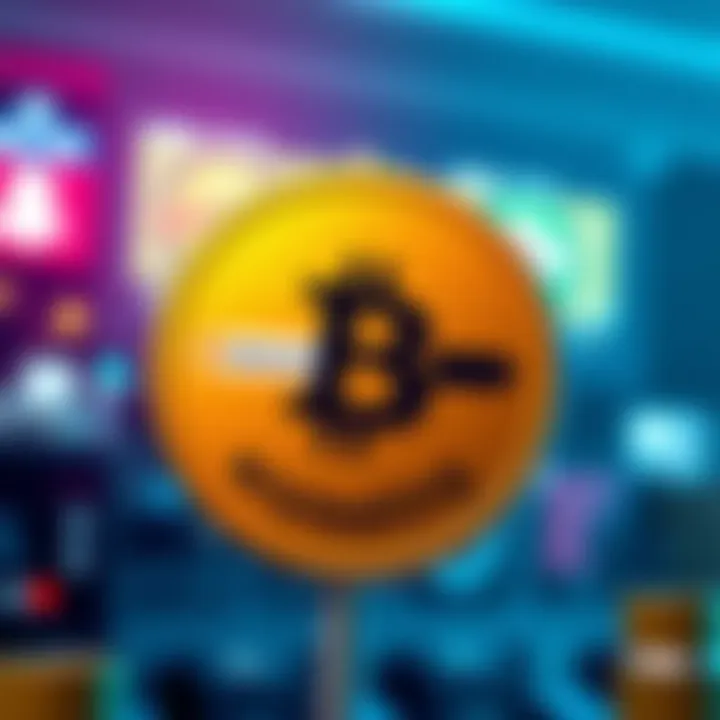 A graphic showing BitMart logo with a warning sign about DGC deposit suspension