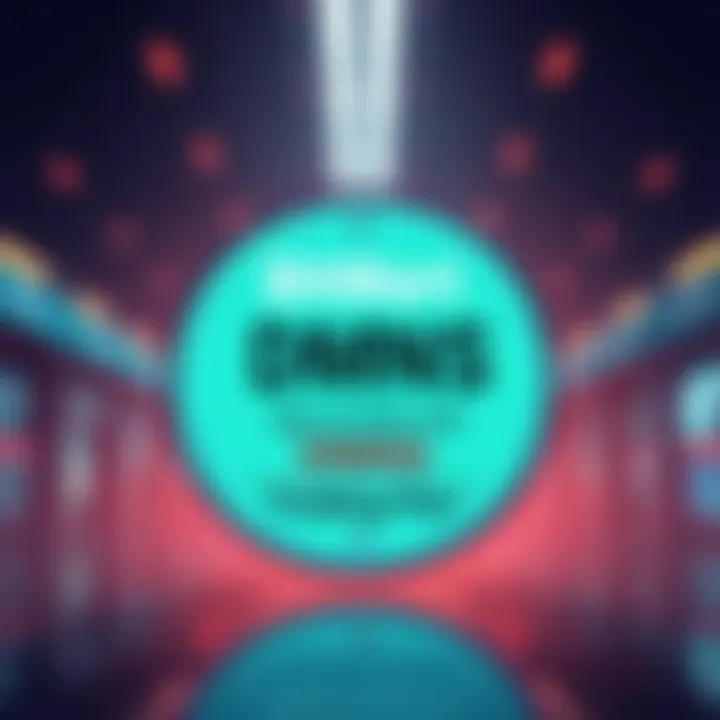 Graphic showing BitMart logo with a warning sign about DMNS trading pair delisting and instructions for users to act quickly