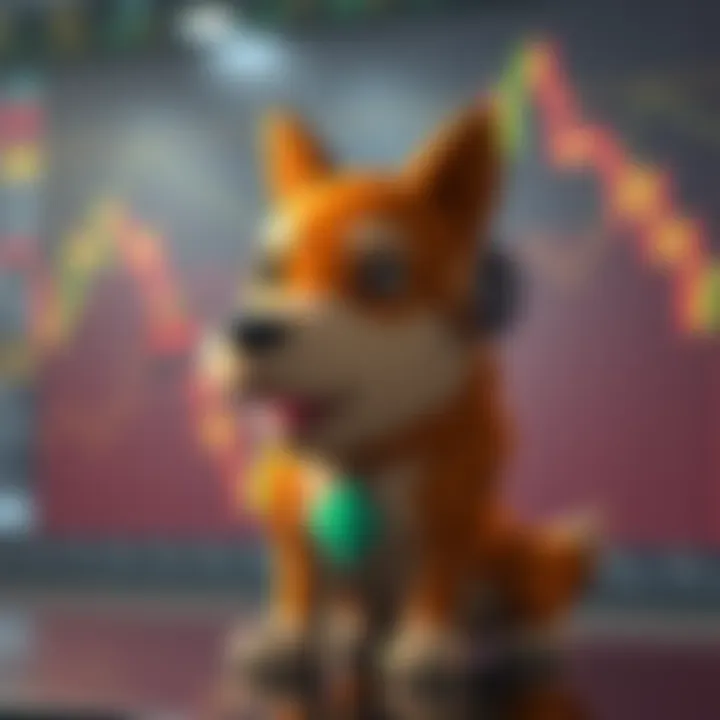A graphic showing the BitMart logo with a cartoon dog representing DankDoge AI Agent and trading charts in the background