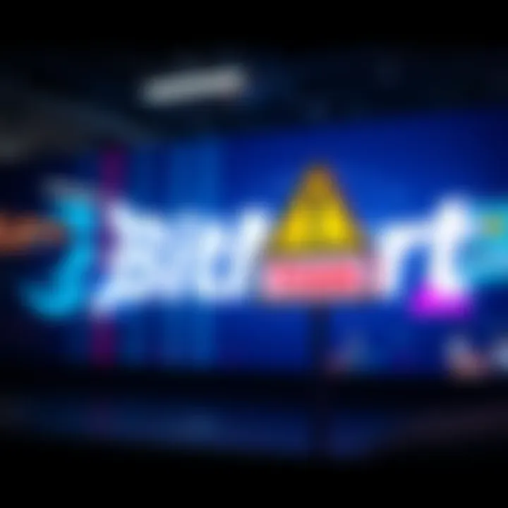 BitMart logo with a caution sign indicating temporary withdrawal suspension for TUTC token