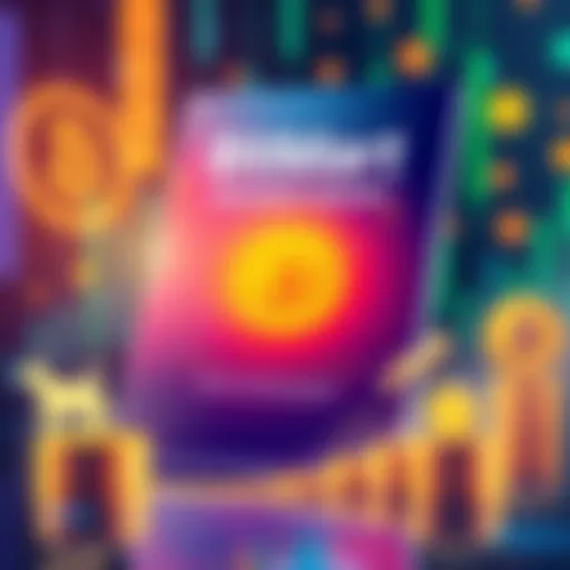 Cover illustration of BitMart's first research report showcasing a chart and regulatory symbols, indicating the focus on Real World Assets in crypto