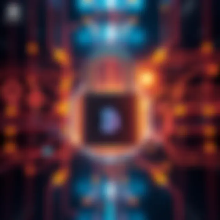 A digital lock symbolizing security measures at BitMart against online threats.