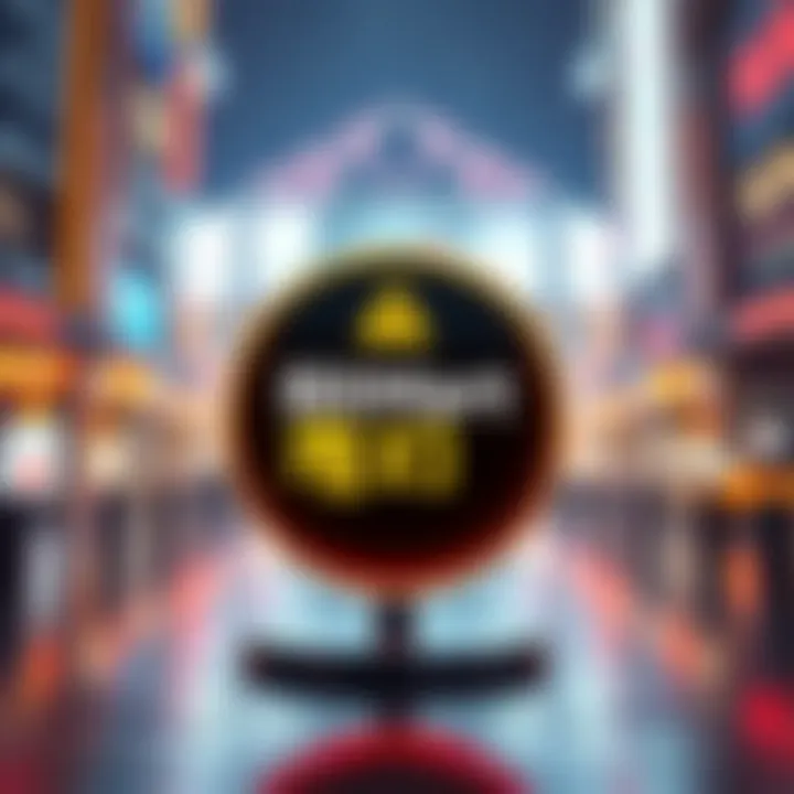 BitMart logo with a warning sign about the closure of 哭哭马 trading features