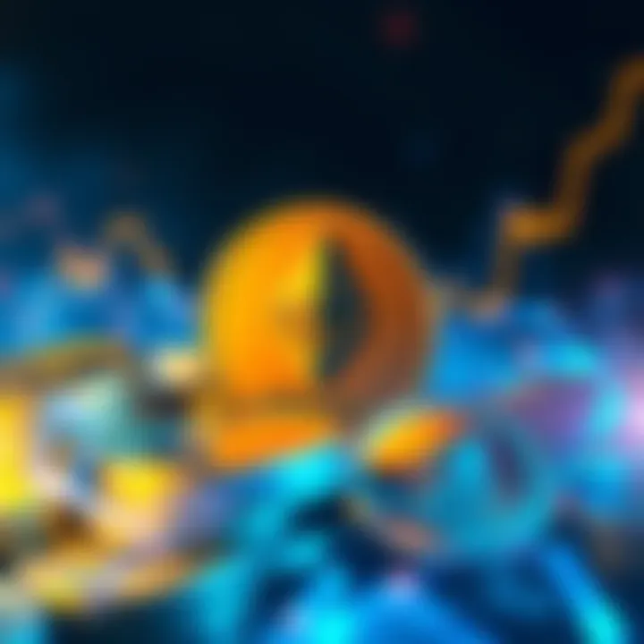 Illustration showing a digital representation of Ethereum coins and the Bitmine logo, symbolizing the purchase of 65,341 ETH.