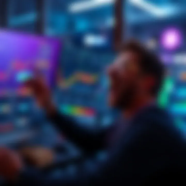 Bitto's $100 Bet on Prediction Markets A person placing a $100 bet in front of a computer screen showing BitMart Prediction Markets, expressing excitement.