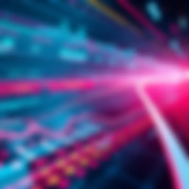 Illustration showing high-speed blockchain transactions and performance metrics related to CertiK's verification of Qubic's TPS capacity.