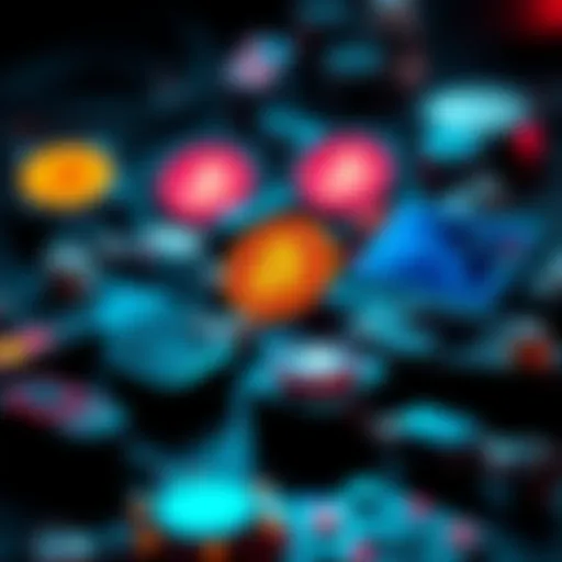 A close-up view of innovative blockchain tools and devices designed for easier interaction