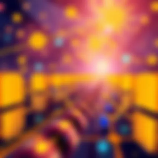 Illustration of a blockchain network showing links and logs, representing tamper-proof logging solutions for audits